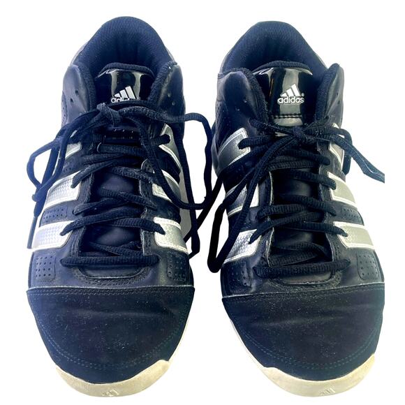 Adidas Mens Commander Lite TD Basketball Athletic Sneaker Shoe Size 6 Blk Silver - Picture 2 of 15